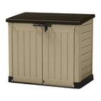 Keter Store-It-Out Max — Aufbewahrungsbox 1200 L, 146×82×125 cm, Beige-Braun