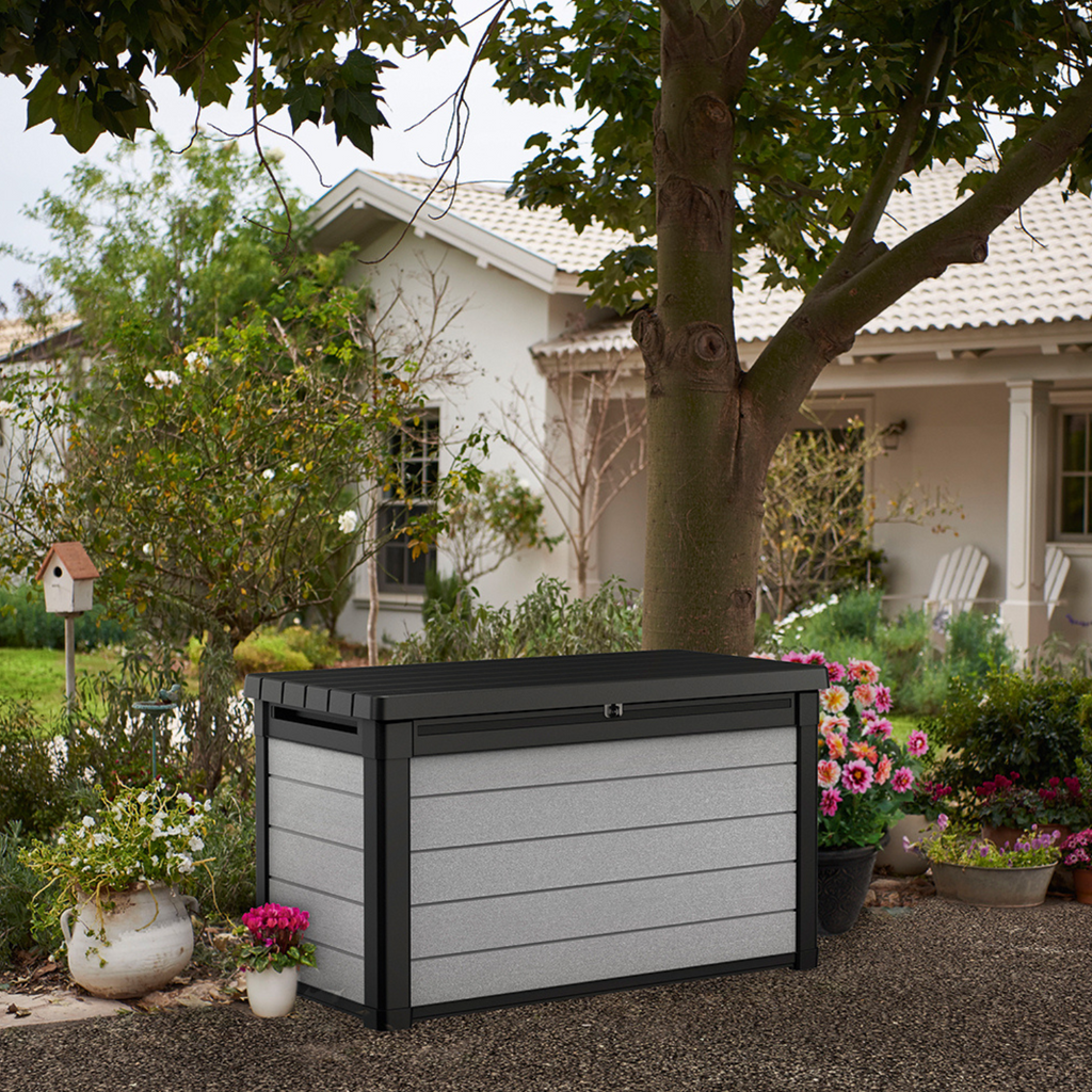Keter Denali DuoTech 380 L — Aufbewahrungsbox 123×62×70 cm, Grau