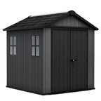 Keter Newton Plus 7×7,5 — Gartenhaus, Grau