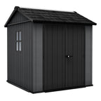 Keter Newton Plus 7×7,5 — Gartenhaus, Grau
