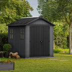 Keter Newton Plus 7×7,5 — Gartenhaus, Grau