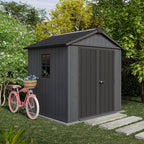 Keter Newton Plus 7×7,5 — Gartenhaus, Grau