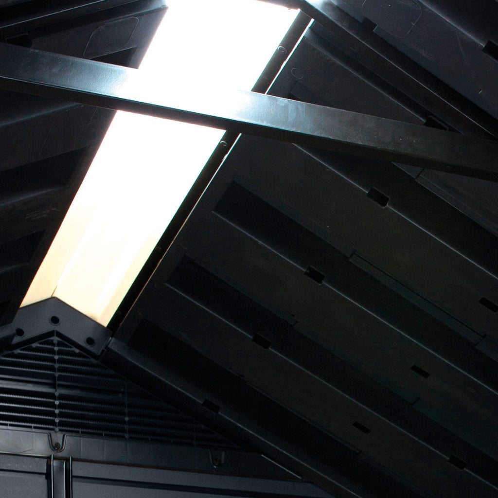 Keter Newton Plus 7×7,5 — Gartenhaus, Grau
