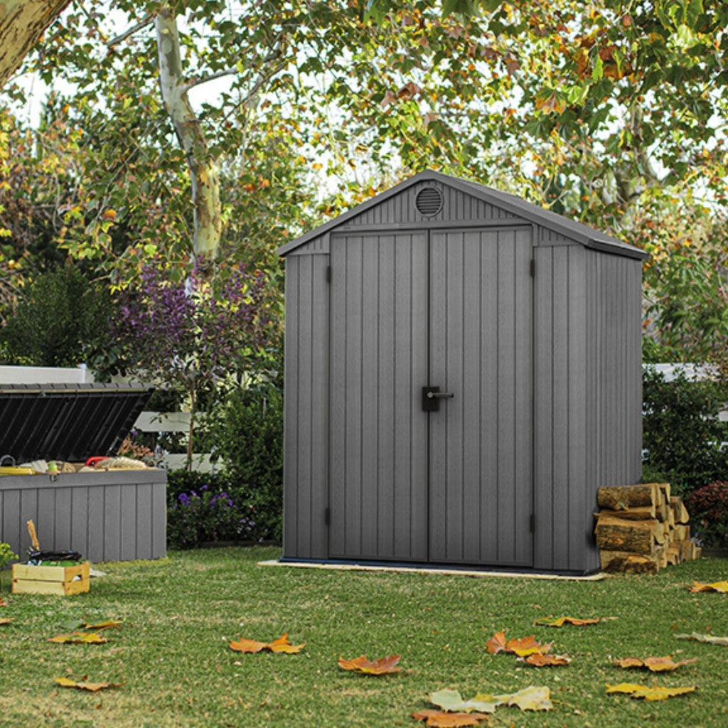 Keter Darwin 6×4 — Gartenhaus, Grau