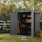 Keter Darwin 6×4 — Gartenhaus, Grau