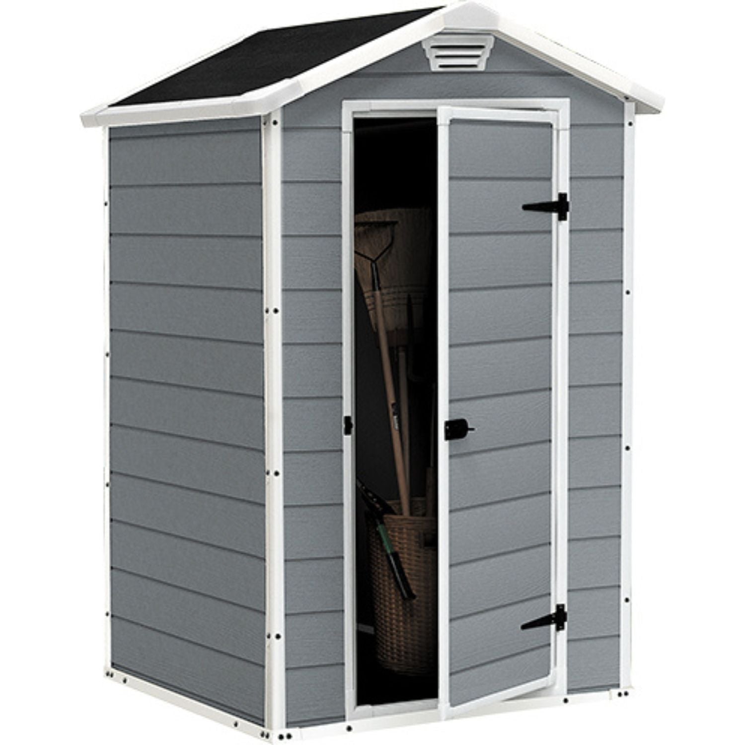 Keter Manor 4×3 — Gartenhaus, Grau
