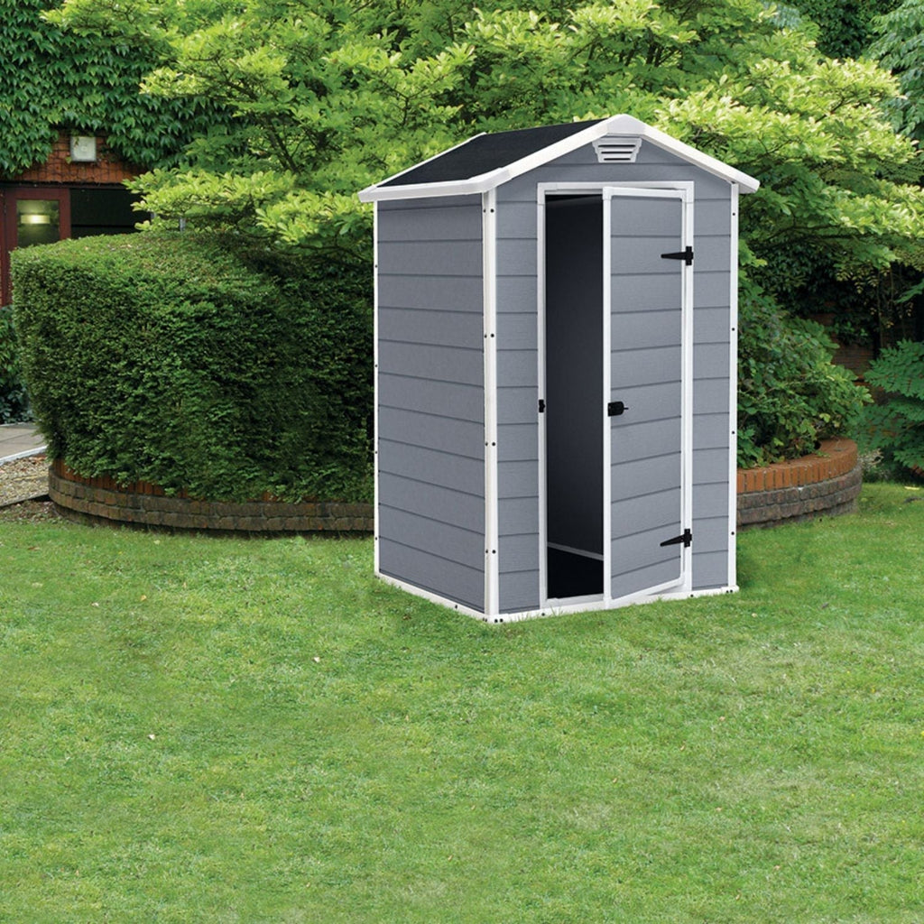 Keter Manor 4×3 — Gartenhaus, Grau