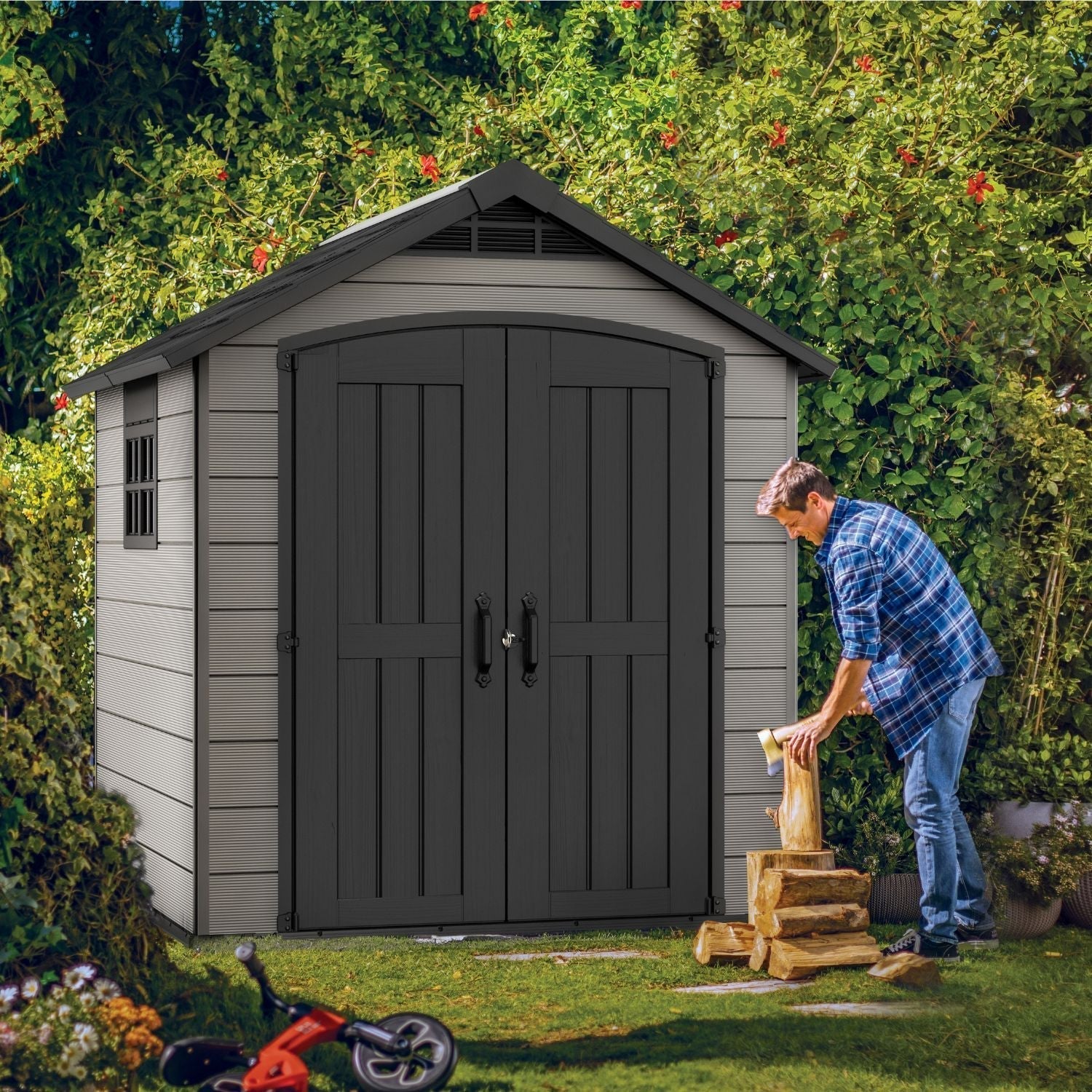 Keter Premier 757 — Gartenhaus, Grau